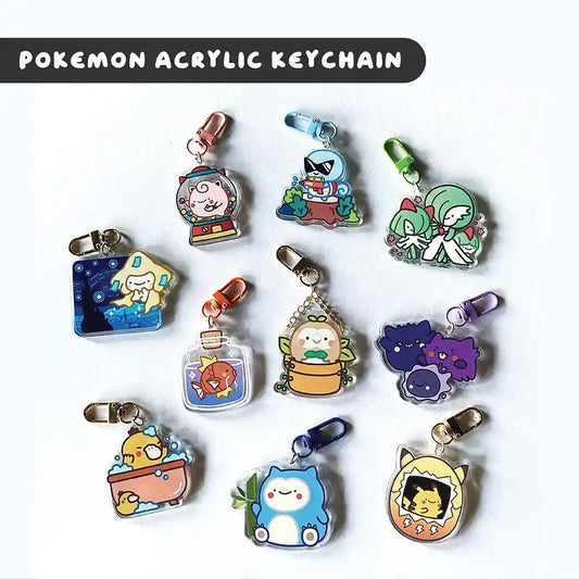 Pokemon Acrylic Keychains