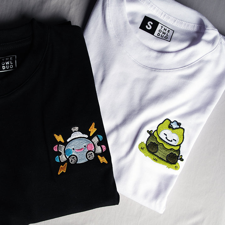 [Limited Time Offer] Pokopia Bundle (Embroidered Boxy Shirt, Keychain + Sticker Sheet)