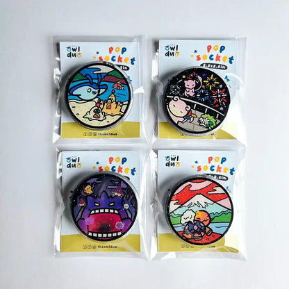 Poke-Lid Magnetic Phone Grip