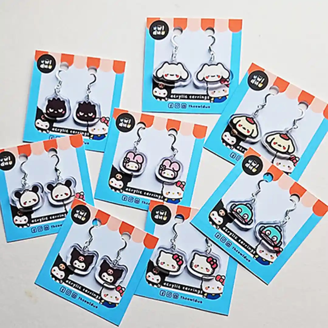 Sanrio Acrylic Earrings