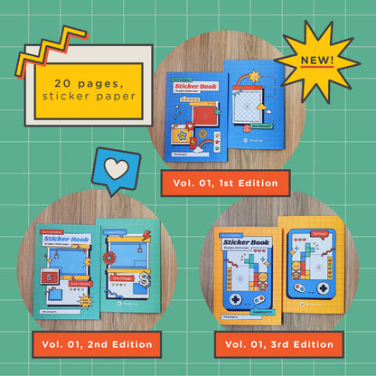 A5 Reusable Sticker Book