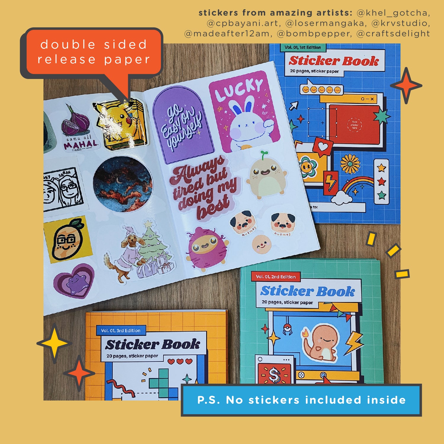 A5 Reusable Sticker Book