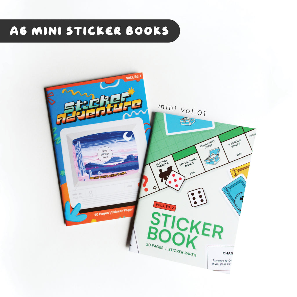A6 Mini Reusable Sticker Book