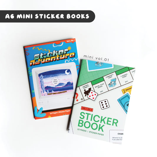 A6 Mini Reusable Sticker Book
