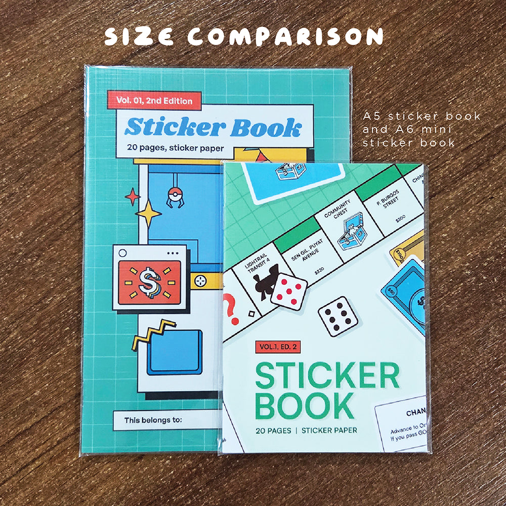 A6 Mini Reusable Sticker Book