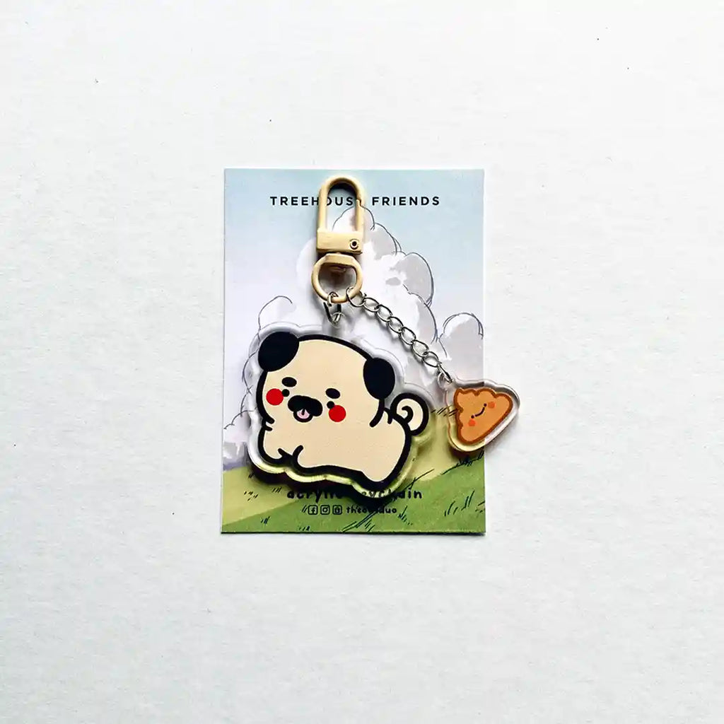 Treehouse Friends Keychain