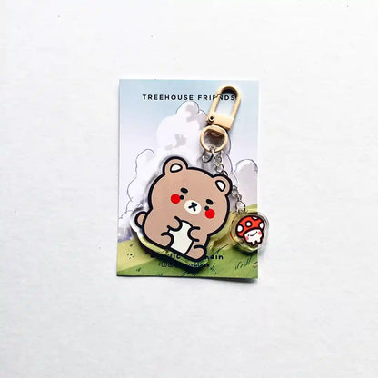 Treehouse Friends Keychain