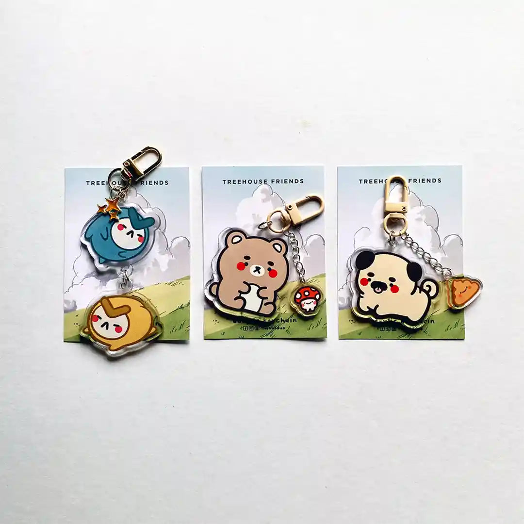 Treehouse Friends Keychain