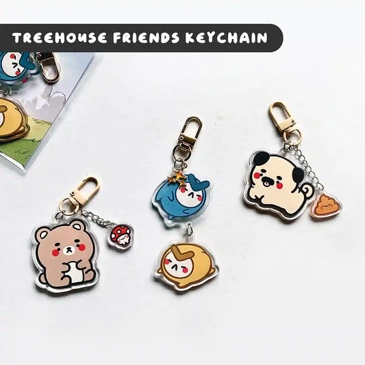 Treehouse Friends Keychain