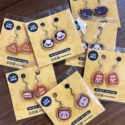 Woodland Acrylic Earrings